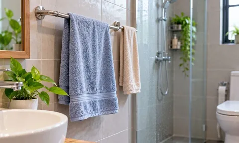 Dùng khăn mặt xong có nên treo trong nhà tắm? Những điều rất cần chú ý