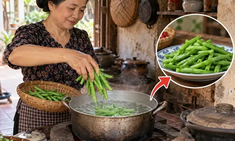 Luộc đỗ nên để cả quả dài hay bẻ ngắn từng khúc?
