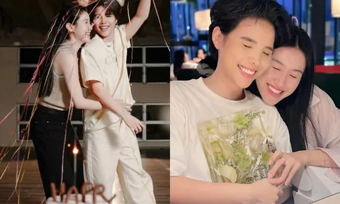 Bí Đỏ ngọt ngào mừng sinh nhật của Vũ Cát Tường, ngày càng đẹp đôi sau gần 2 năm về chung một nhà