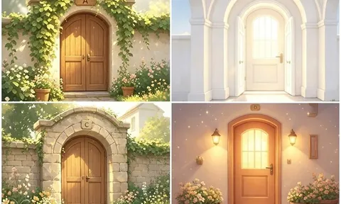 Trắc nghiệm: Chọn cánh cửa bạn muốn mở, biết ngay hôn nhân và cuộc sống tuổi già của bạn sẽ như thế nào