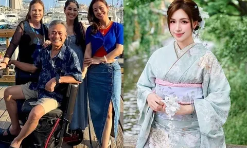 2 sao Việt cùng bố mẹ du lịch nước ngoài: Jennifer Phạm và gia đình đến Mexico, Hòa Minzy chọn Nhật Bản