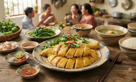 Cách luộc gà giòn da không bị đỏ bên trong, đậm vị