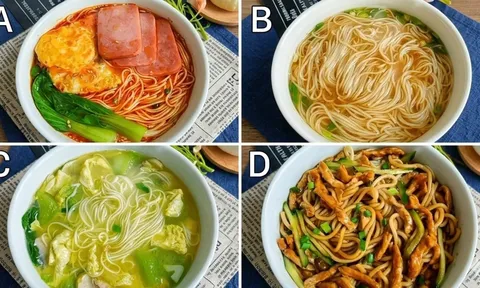 Chọn 1 bát mì bạn thấy ngon nhất