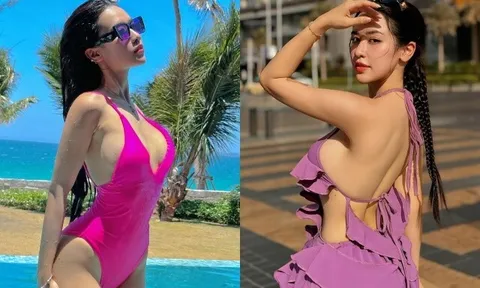 Mỹ nhân Gia Lai chăm diện bikini khoe dáng "đồng hồ cát", gu mặc phóng khoáng "đốt mắt" người nhìn