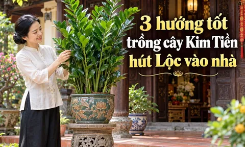3 hướng tốt trồng cây Kim Tiền hút Lộc vào nhà