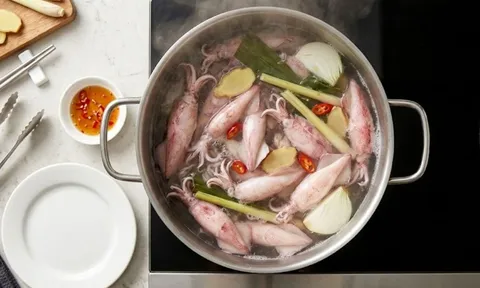Cách luộc mực ngọt thịt, không tanh, không dai