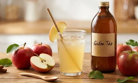 Cách uống giấm táo hỗ trợ giảm cholesterol, giảm cân không gây xót ruột