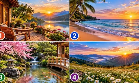 Chọn 1 khung cảnh bạn thấy dễ chịu nhất