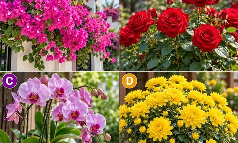 Hãy chọn 1 cây hoa mà bạn thích nhất, tiết lộ Phúc Lộc cuối năm