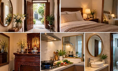 Đừng để gương ở 5 vị trí này trong nhà, tưởng tiện mà dễ bất an, hao tài