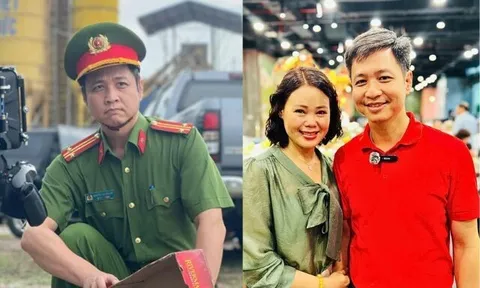 Anh công an quen mặt trên sóng giờ vàng VTV ngoài đời là Trung tá thật, được phỏng vấn riêng với vợ NSND Công Lý