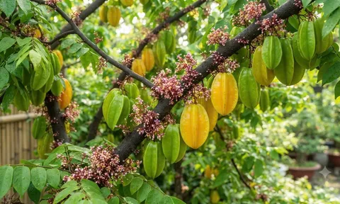 3 vị trí trồng khế hút tài lộc vào nhà: Cây càng xanh tươi người càng sung túc