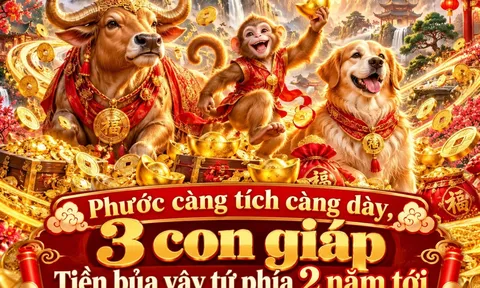 Phước càng tích càng dày, 3 con giáp Tiền bủa vây tứ phía 2 năm tới