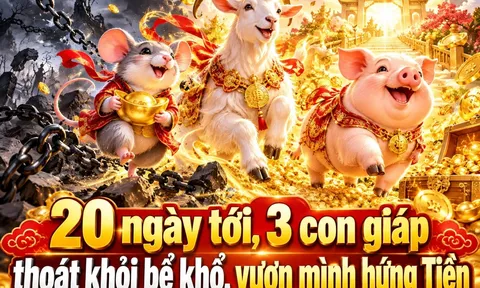 20 ngày tới, 3 con giáp thoát khỏi bể khổ, vươn mình hứng Tiền