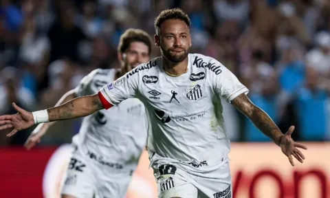 Neymar lập cú đúp, Santos hòa nghẹt thở Flamengo