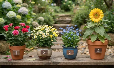 Chọn 1 bình hoa bạn thích nhất, sẽ nói trước tháng 9 âm bạn gặp may mắn trong lĩnh vực gì?