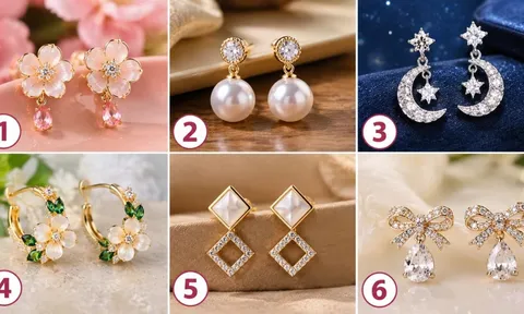 Chọn 1 chiếc khuyên tai: Bạn nữ tính thế nào trong mắt người khác?