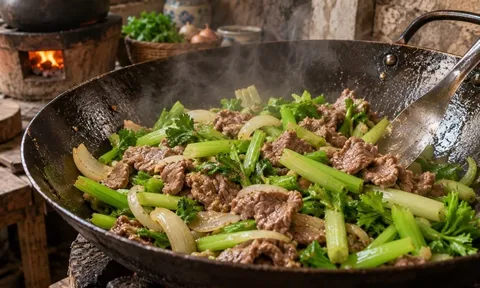 Loại rau hợp xào thịt bò, thơm ngon gấp đôi chất bổ