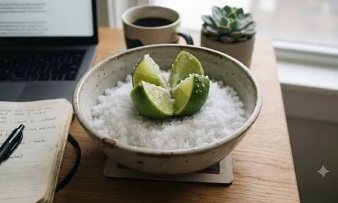 Vì sao nên đặt 1 bát chanh muối ở góc bàn làm việc