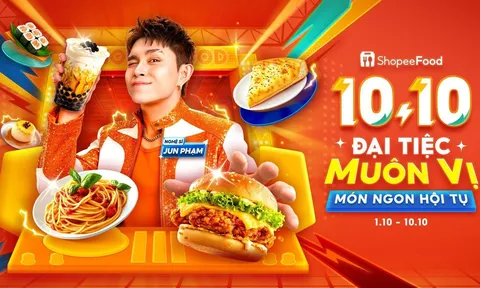 Cuối tuần ăn gì? Ghé “đại tiệc muôn vị” ShopeeFood 10.10, món ngon nào cũng có