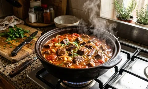 Cách nấu thịt bò hầm cà chua mềm ngon: Bí quyết giúp nước sốt sánh đậm, chan cơm cực hợp