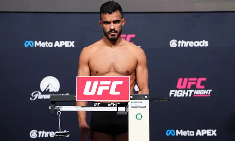 Kết quả cân ký UFC Vegas 122: Võ sĩ gây sốc khi lố cân hơn 7 pound