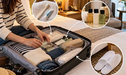 3 thứ miễn phí được phép cầm về ở nhà nghỉ, khách sạn