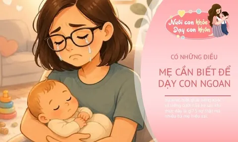 Có sự khác biệt giữa trẻ khóc và trẻ cười sau khi thức dậy, 5 sự thật mà nhiều bà mẹ hiểu sai