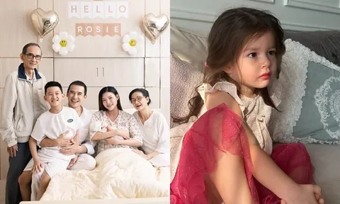 Sao Việt 24h: Bố mẹ chồng Thúy Diễm bên cháu gái mới sinh; Con gái lai Tây của Lan Phương như nàng thơ khi ngủ dậy