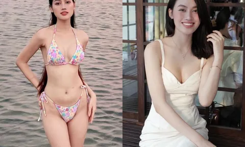 Mỹ nhân Quảng Trị chăm diện bikini khoe dáng nóng bỏng, nước da trắng đẹp trứ danh, làm trợ giảng cười xinh như hoa