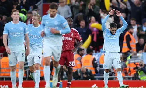 Man City đánh bại Liverpool trong nỗi hoài nghi tột cùng