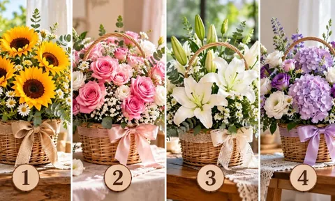 Chọn 1 lẵng hoa bạn thấy đẹp nhất