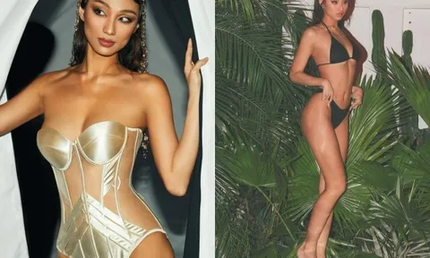 "Búp bê da mật ong" của Học viện Hàng không thi trầy trật mới thành Á hậu, body bốc lửa, không chọn đàn ông giàu