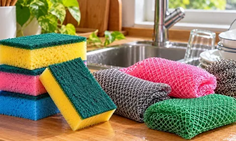 Bao lâu nên thay miếng rửa bát? Chuyện không nhỏ nhưng nhiều người vô tâm