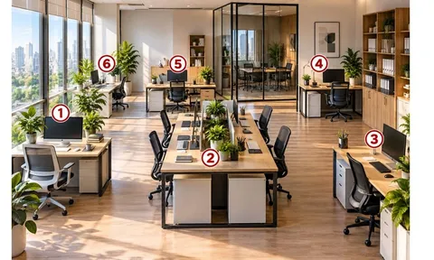 Chọn 1 vị trí làm việc trong văn phòng bạn muốn ngồi nhất để xem bạn thuộc kiểu người nào