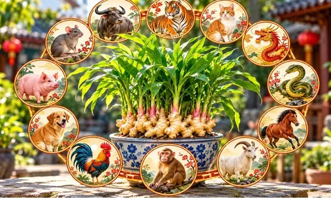 Trồng cây gừng phong thủy hợp với tuổi con giáp nào?
