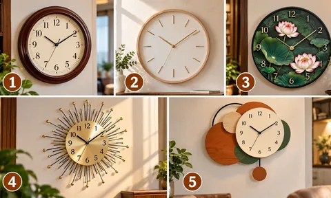 Chọn chiếc đồng hồ treo tường bạn thích nhất