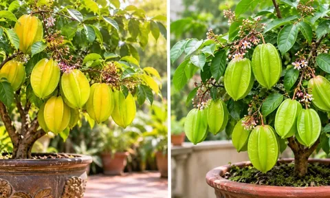 Nên chọn khế chua hay khế ngọt khi trồng trong chậu phong thủy?