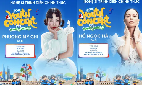Hồ Ngọc Hà, Phương Mỹ Chi cùng hàng loạt nghệ sĩ nổi tiếng đổ bộ phố đi bộ Nguyễn Huệ, HCMC Youth Concert 2026 mở cửa miễn phí cho giới trẻ