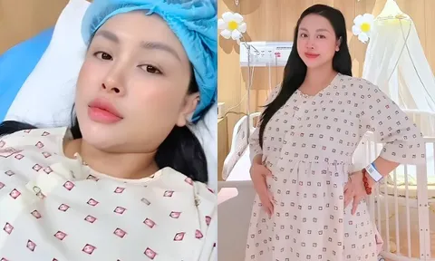 Chị dâu hotgirl của Bảo Thy đang khám thai thì phát hiện cổ tử cung đã mở, đau đẻ vẫn bình tĩnh dặm phấn, thoa son