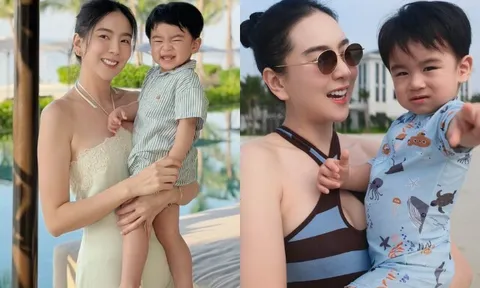 Quý tử Mai Ngọc hơn 1 tuổi đã phát âm vanh vách chuẩn "con nhà nòi", nữ MC tự hào vì nhóc tỳ hơn mẹ