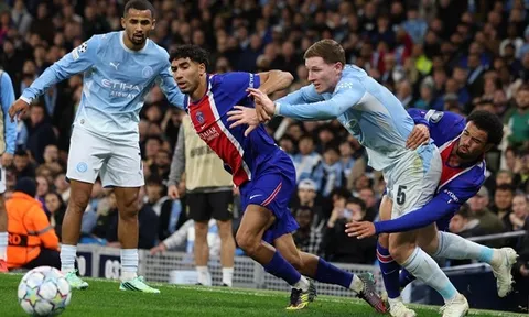 Man City trả giá vì sự thiếu hiệu quả khi tiếp đón PSG