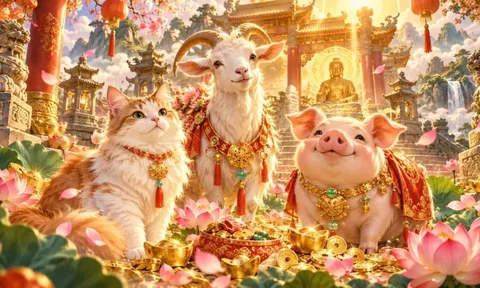 Hoa rơi cửa phật, 3 con giáp Tài - Lộc song hành, tích phúc tiền về