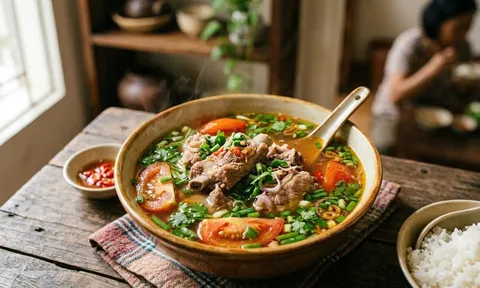 Cách nấu canh sườn chua ngon