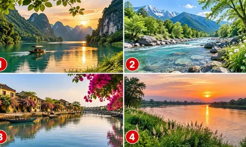 Chọn 1 dòng sông bạn thấy bình yên nhất