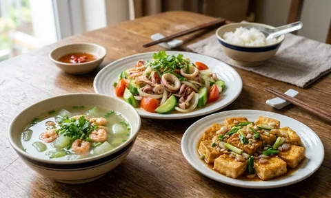 Có mực tươi và dưa leo, thử ngay cách xào này: Món ngon lạ miệng, ăn cùng cơm nóng cực hợp