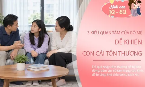 Có những cách quan tâm khiến con yếu lòng mà bố mẹ không nhận ra