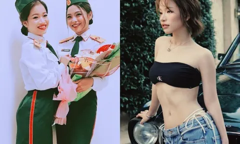 Thủ khoa Hà Nội từng mang hàm Thượng úy có giọng hát tỷ lệ nghịch với đôi chân, body nóng bỏng, bố ruột là Giám đốc
