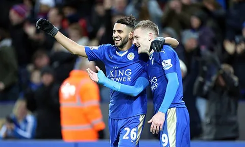 Bản giao hưởng cổ tích của Jamie Vardy và Riyad Mahrez