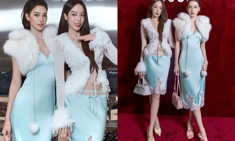 Thanh Thủy và Tiểu Vy đọ sắc ở Singapore